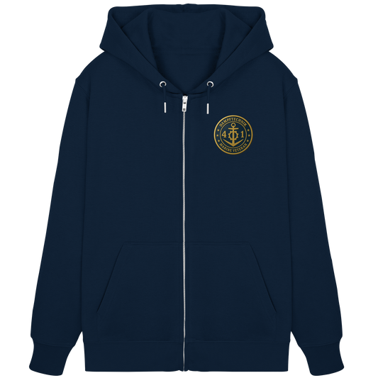 Marine Veteran 41er DAMPFTECHNIK - Metalleffekt - Organic Zipper