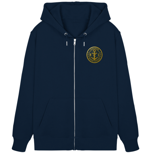 Marine Veteran 81er SANITÄTER - Metalleffekt - Organic Zipper