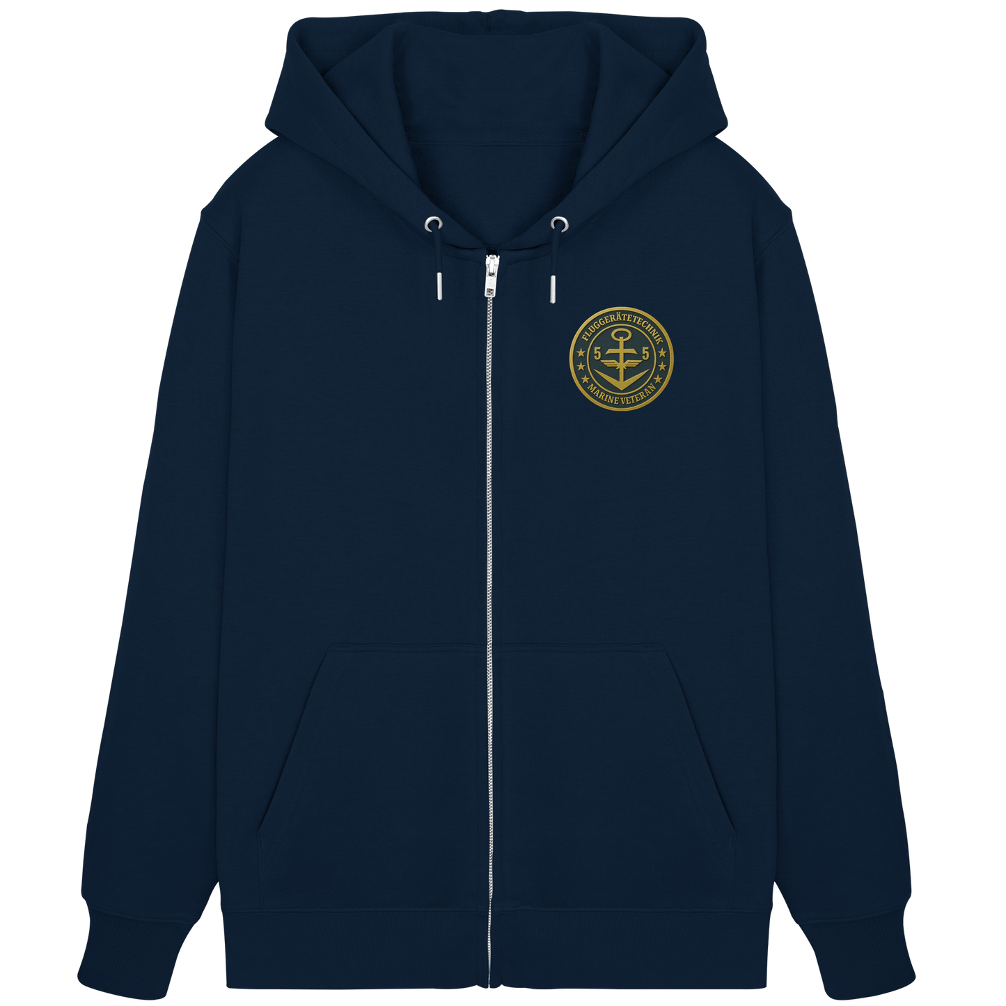 Marine Veteran 55er FLUGGERÄTETECHNIK - Metalleffekt - Organic Zipper