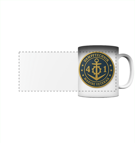 Marine Veteran 41er DAMPFTECHNIK - Metalleffekt - Panorama Magic Mug