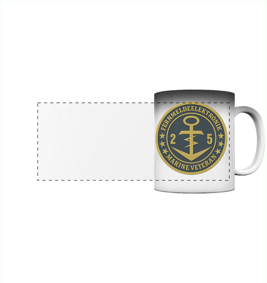 Marine Veteran 25er FERNMELDEELEKTRONIK- Metalleffekt - Panorama Magic Mug