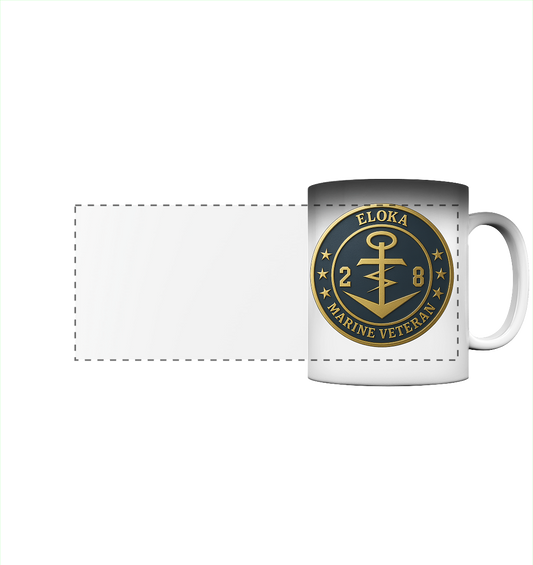 Marine Veteran 28er ELOKA - Metalleffekt - Panorama Magic Mug
