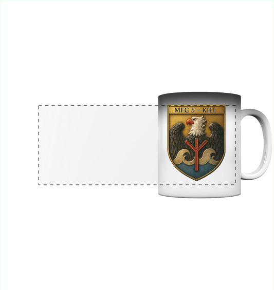 Wappen MFG5 - KIEL - Metalleffekt - Panorama Magic Mug