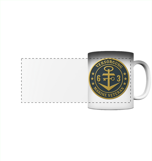 Marine Veteran 63er VERSORGUNG - Metalleffekt - Panorama Magic Mug