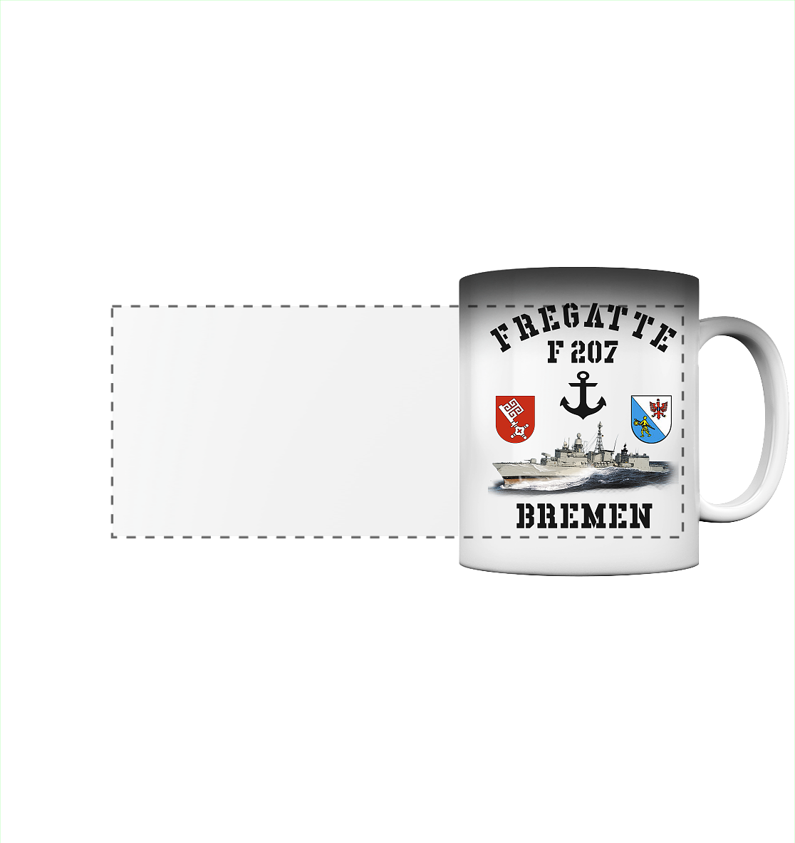 Fregatte F207 BREMEN Anker - Panorama Magic Mug