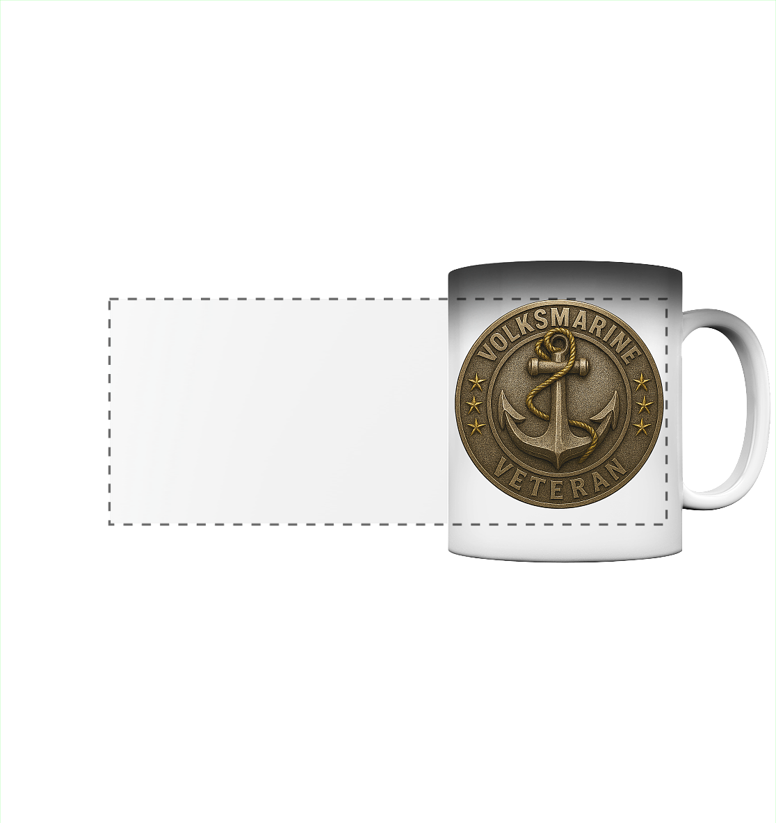 Volksmarine Veteran  - Metalleffekt - Panorama Magic Mug