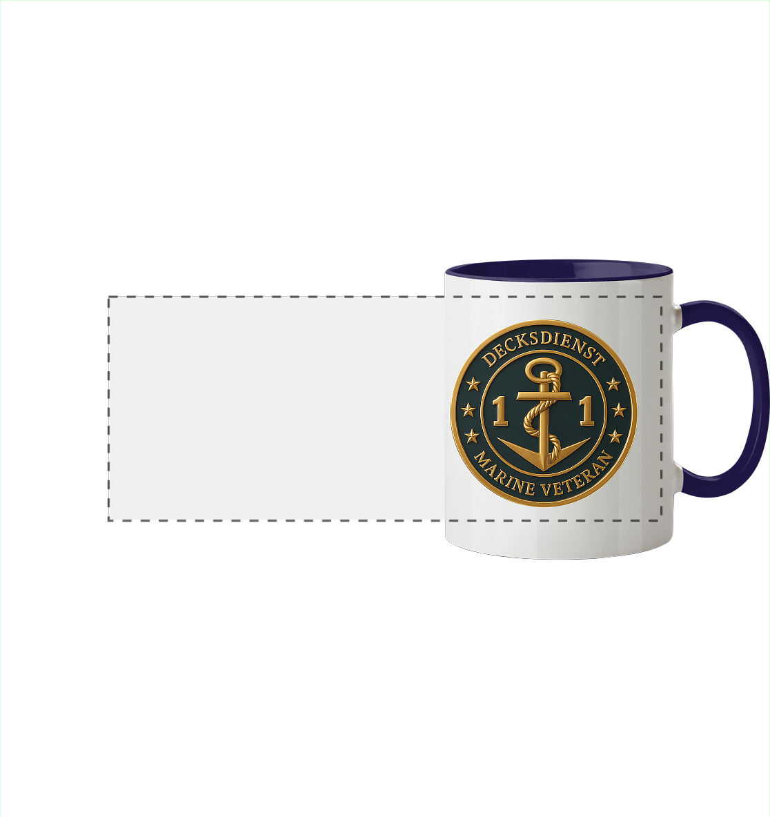Verwendungsreihe 11 DECKSDIENST - Panorama Tasse zweifarbig