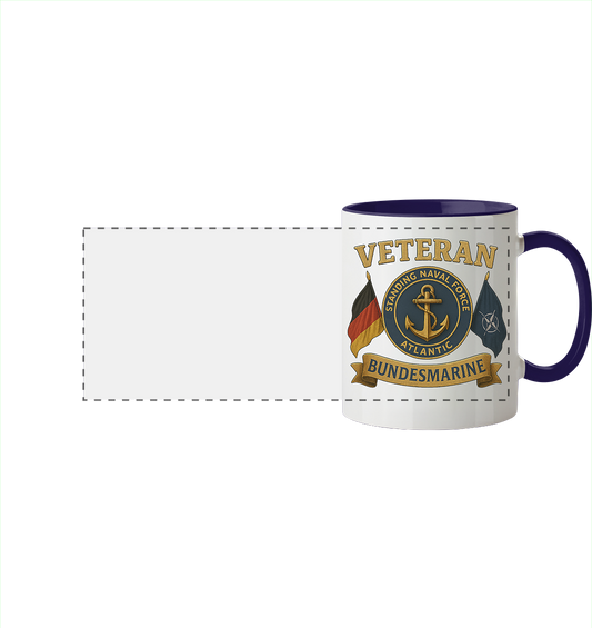 Veteran BUNDESMARINE - SNFL - Panorama Tasse zweifarbig
