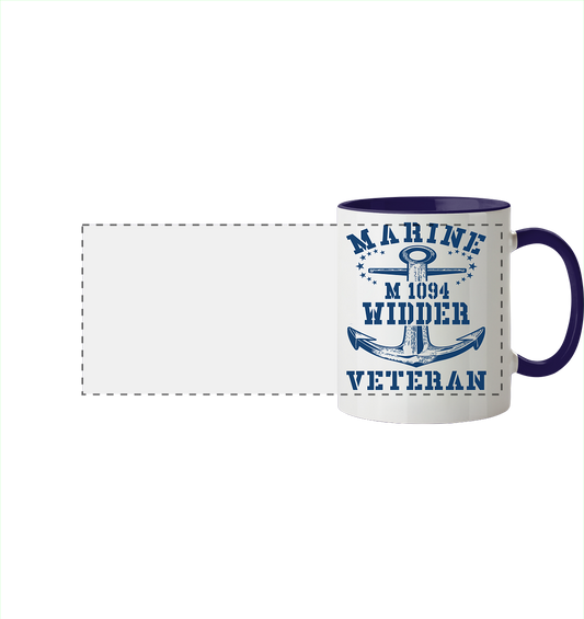 Marine Veteran M1094 WIDDER - Panorama Tasse zweifarbig