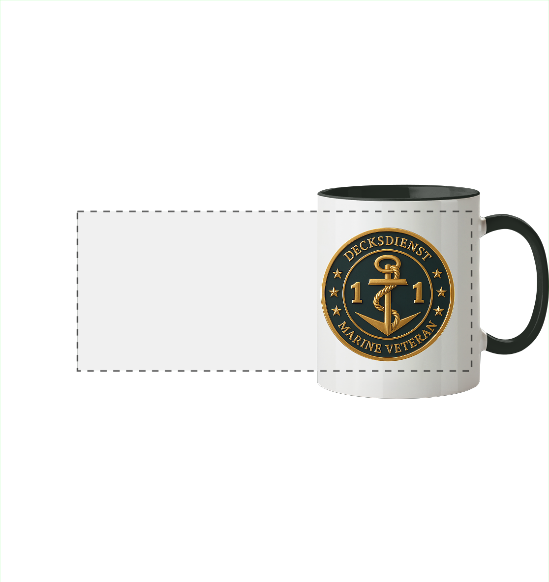 Verwendungsreihe 11 DECKSDIENST - Panorama Tasse zweifarbig