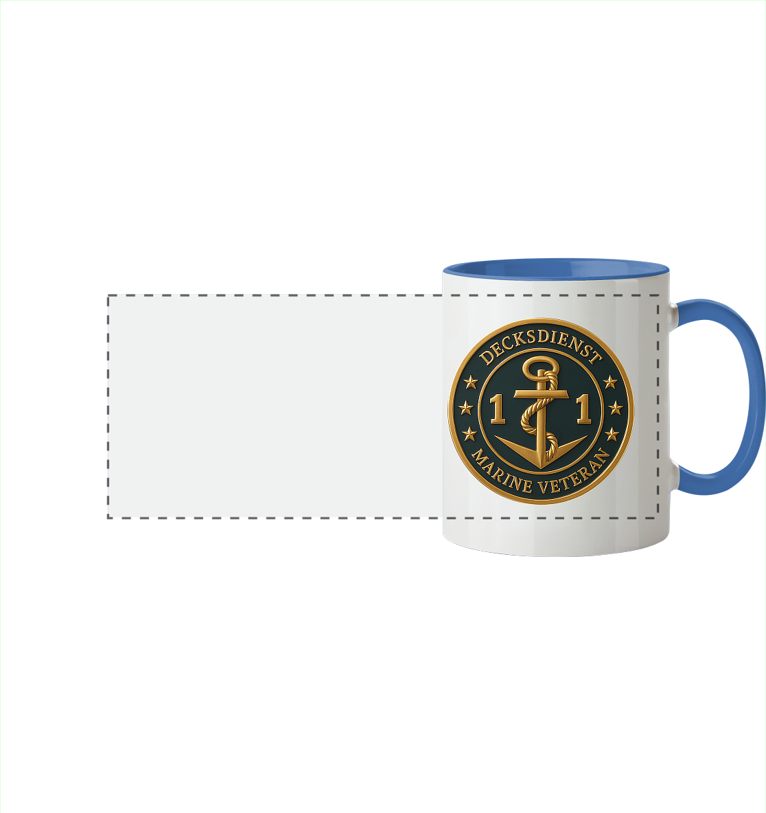 Verwendungsreihe 11 DECKSDIENST - Panorama Tasse zweifarbig