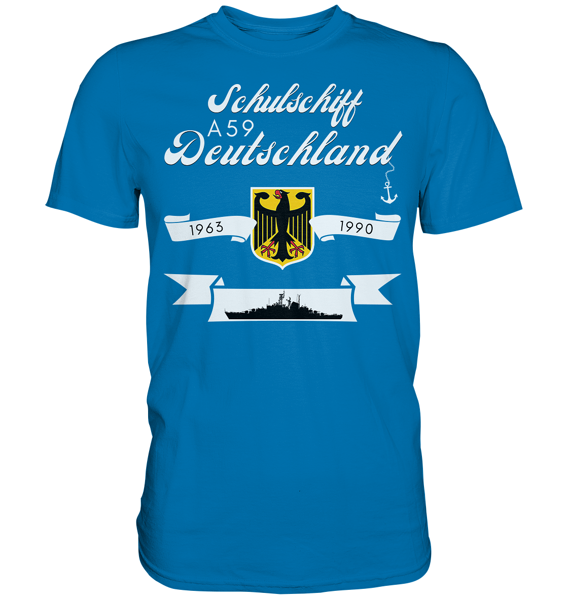 Schulschiffe A59 DEUTSCHLAND 1963-1990 - Premium Shirt
