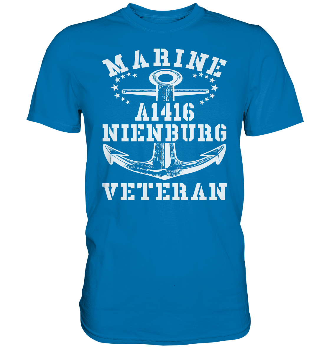 Troßschiff A1416 NIENBURG Marine Veteran  - Premium Shirt