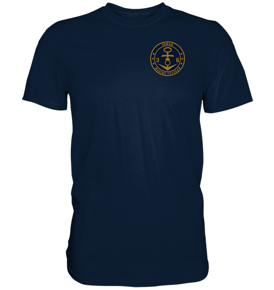 Fregatte F225 BRAUNSCHWEIG, Sonar, beidseitig - Premium Shirt