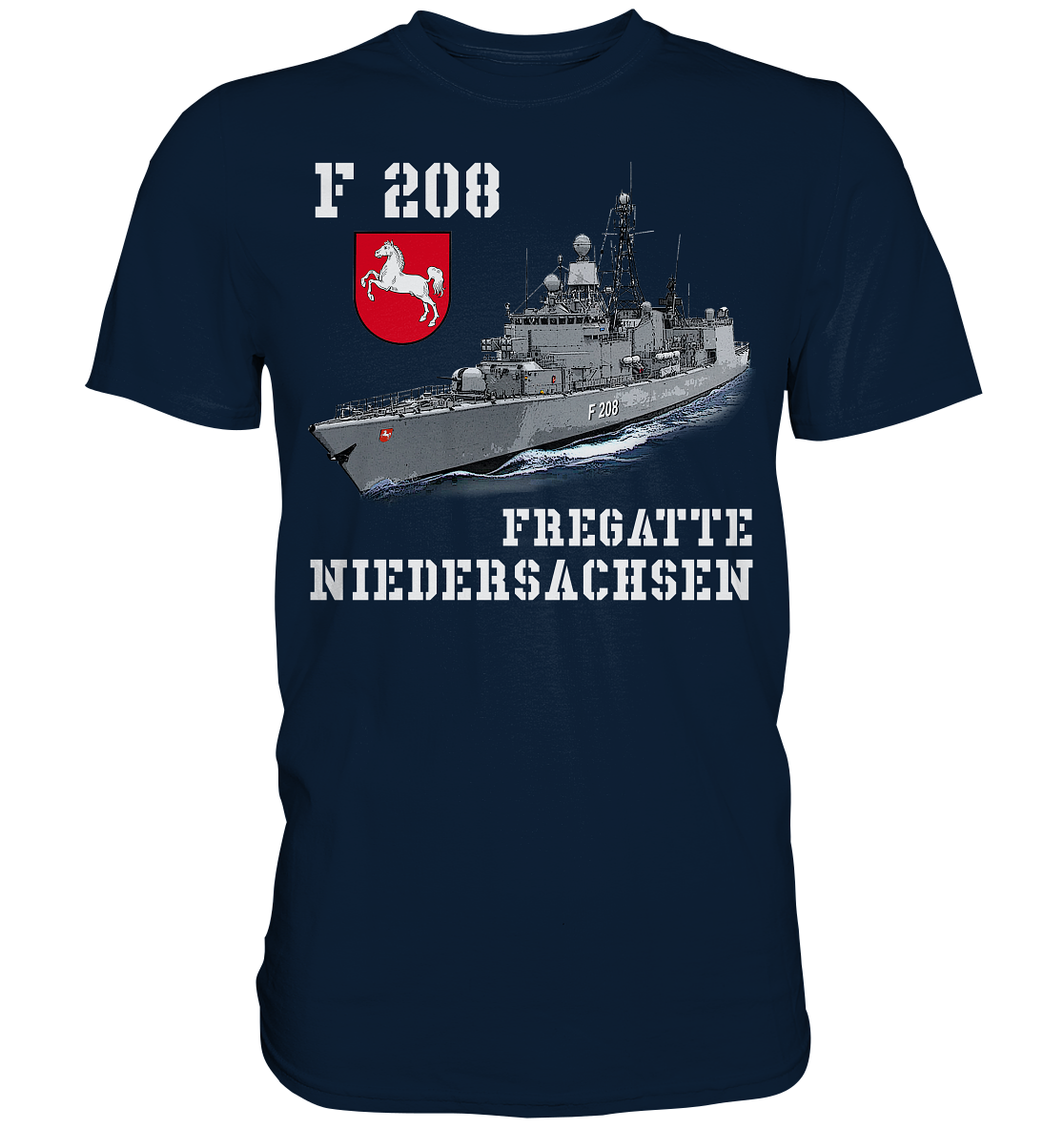 Fregatte F208 NIEDERSACHSEN - HAMBURG 2024 - Premium Shirt