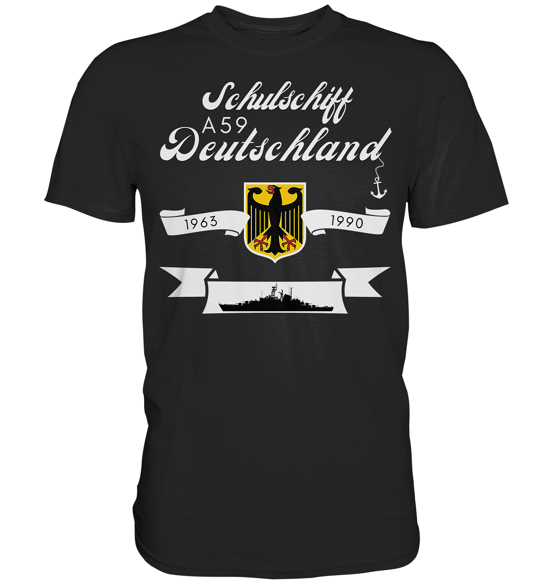 Schulschiffe A59 DEUTSCHLAND 1963-1990 - Premium Shirt