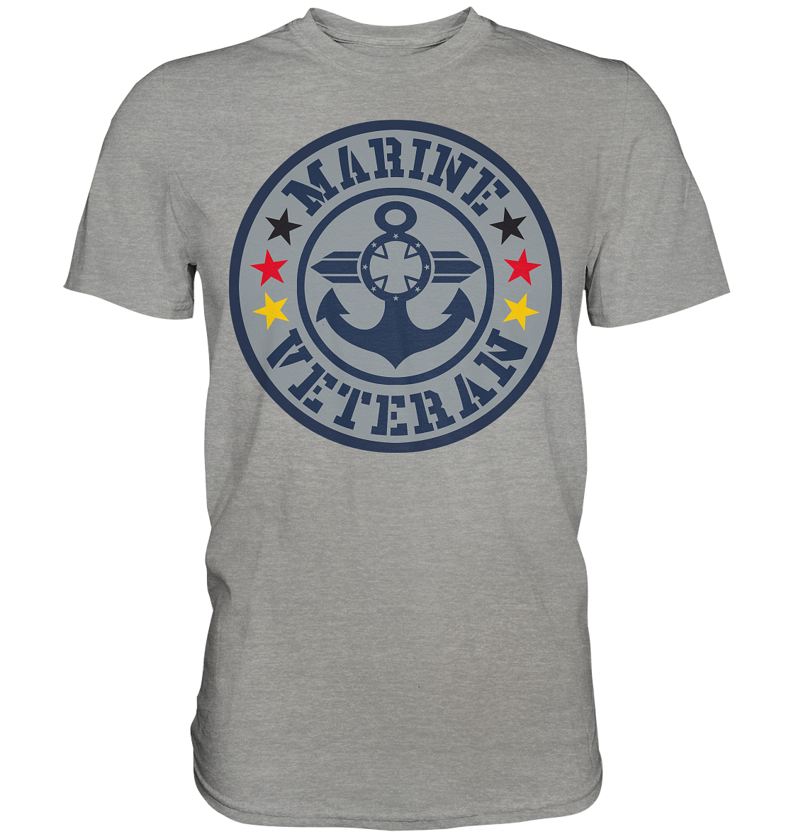 MARINE VETERAN Sterne - Premium Shirt