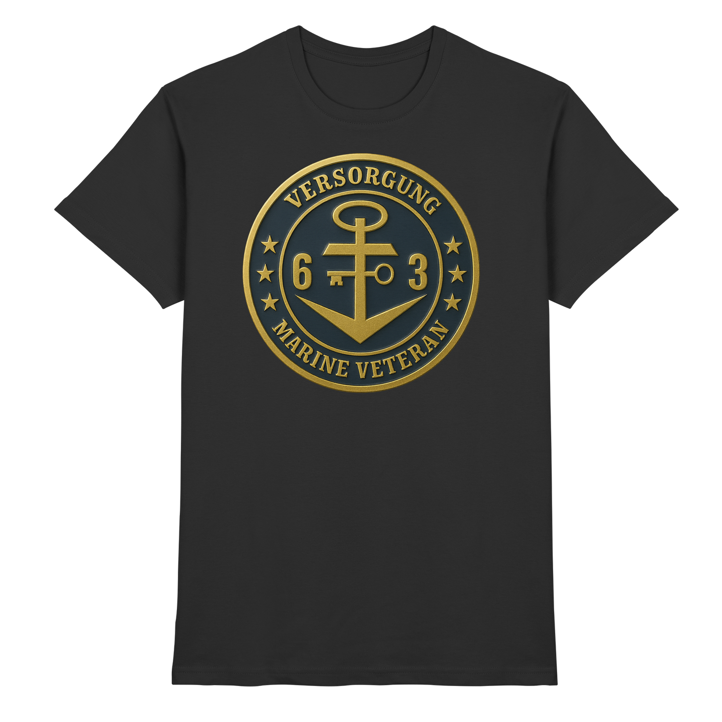 Marine Veteran 63er VERSORGUNG - Metalleffekt - Premium Shirt