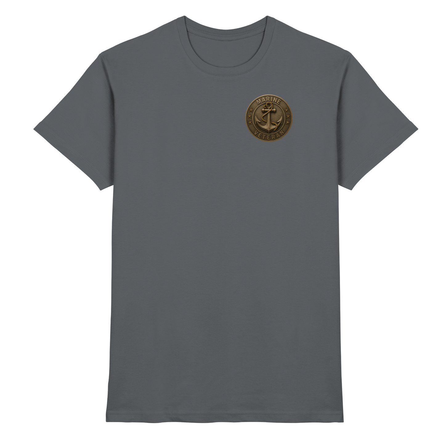 Marine Veteran  - Metalleffekt - Premium Shirt