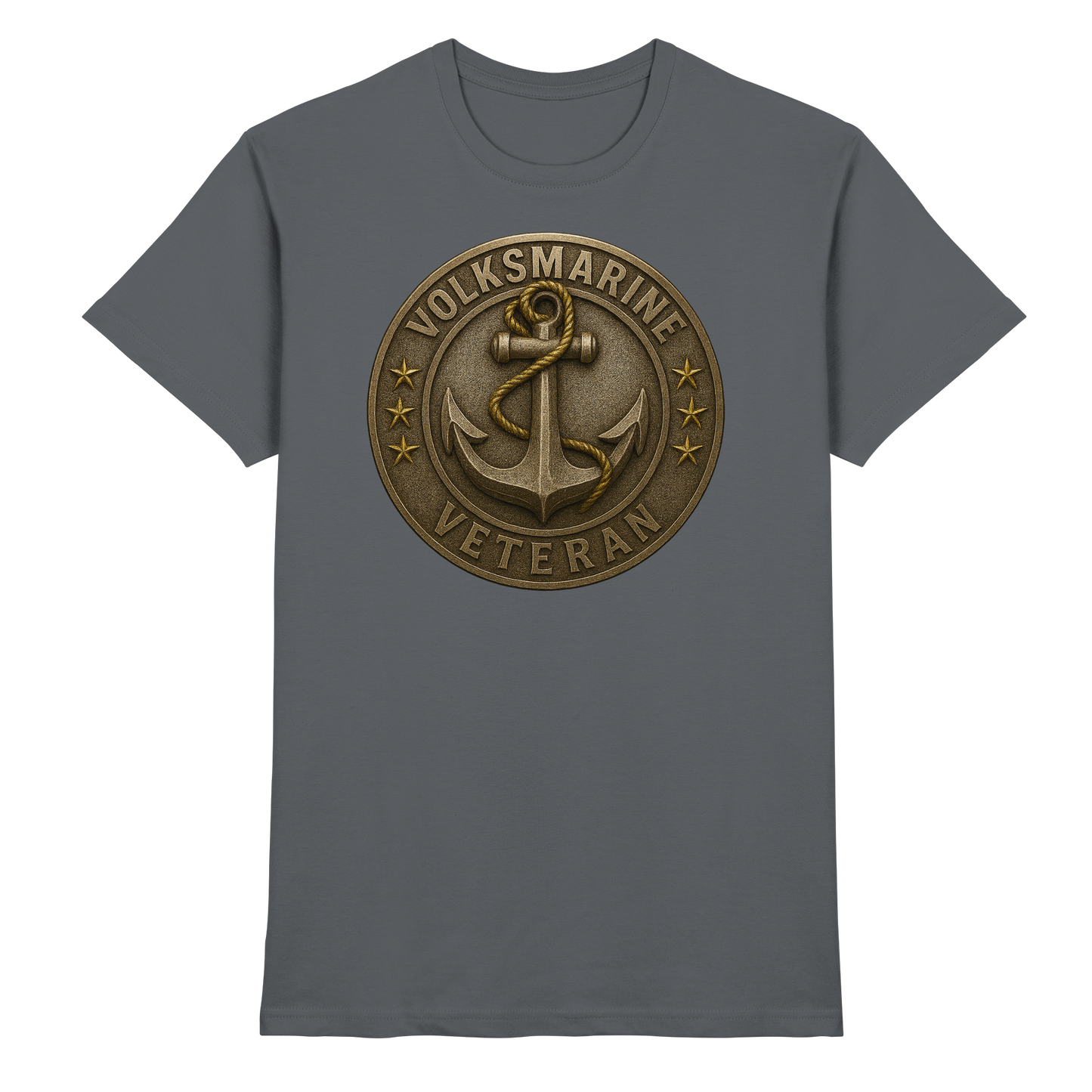 Volksmarine Veteran - Metalleffekt - Premium Shirt