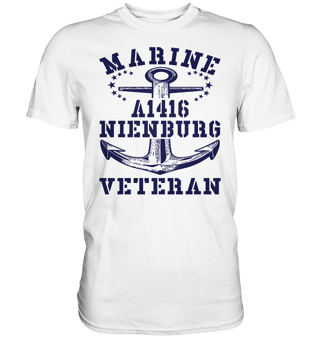 Troßschiff A1416 NIENBURG Marine Veteran  - Premium Shirt