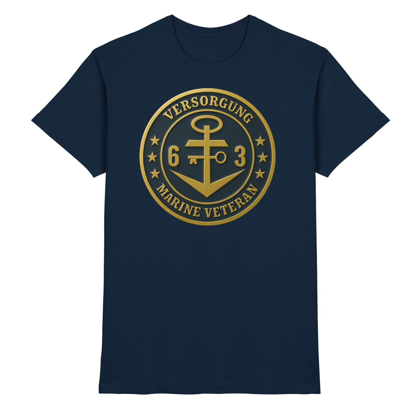 Marine Veteran 63er VERSORGUNG - Metalleffekt - Premium Shirt
