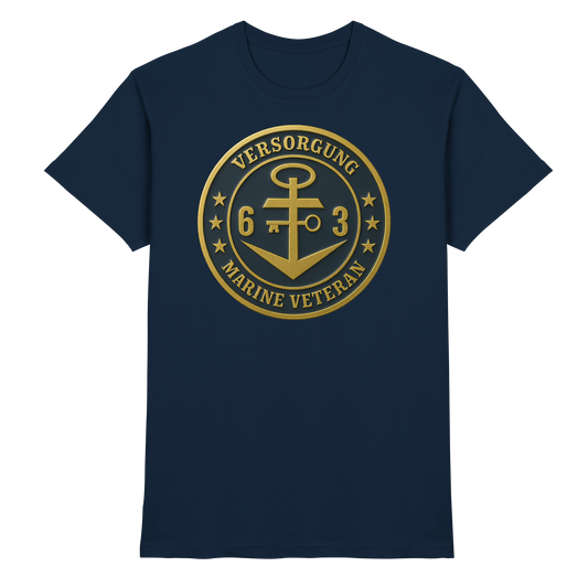 Marine Veteran 63er VERSORGUNG - Metalleffekt - Premium Shirt