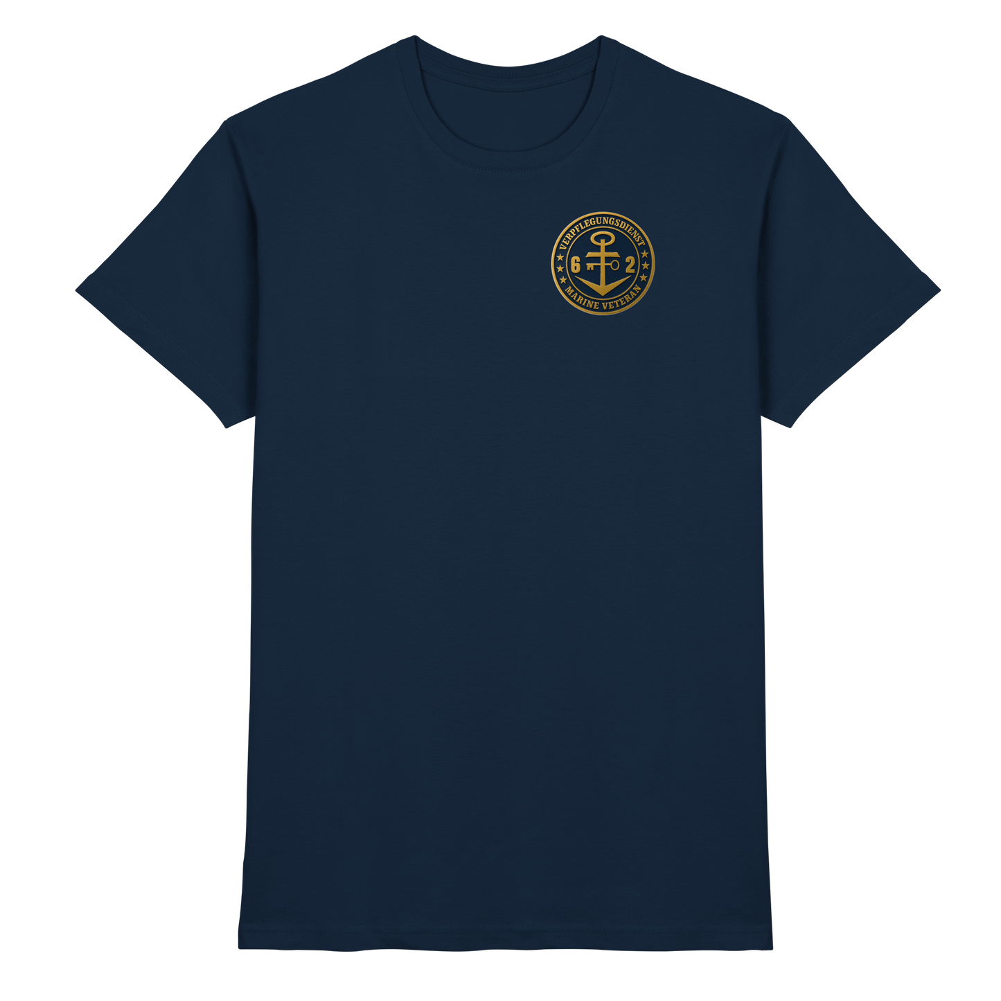 Marine Veteran 62er VERPFLEGUNGSDIENST - Metalleffekt  - Premium Shirt