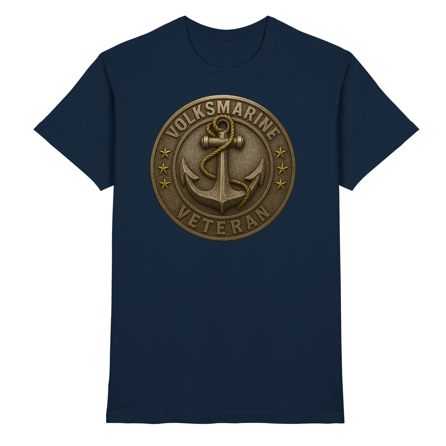 Volksmarine Veteran - Metalleffekt - Premium Shirt