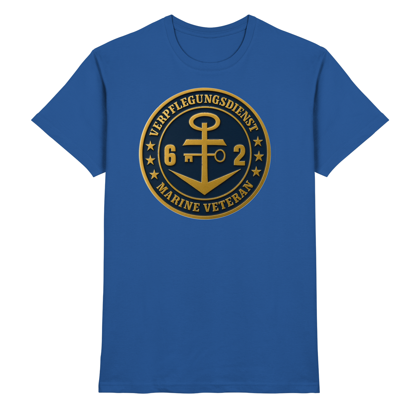 Marine Veteran 62er VERPFLEGUNGSDIENST - Metalleffekt - Premium Shirt