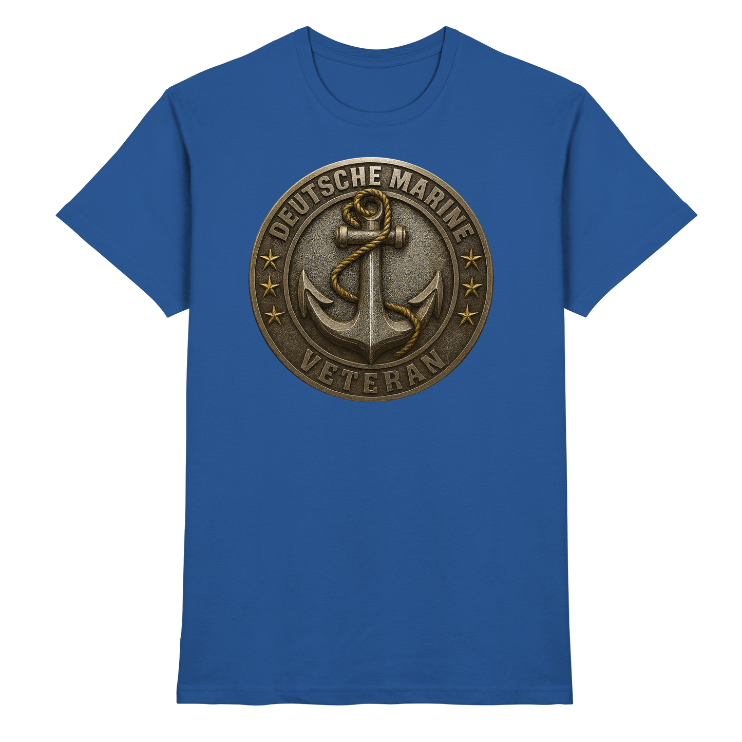 Deutsche Marine Veteran - Metalleffekt - Premium Shirt