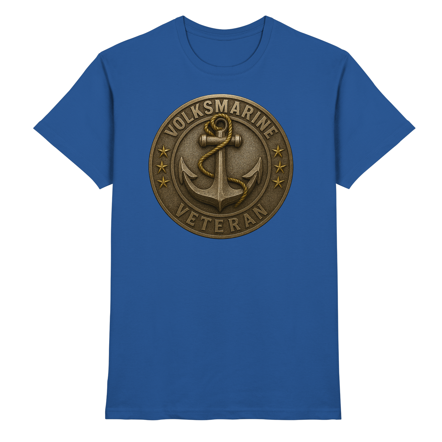 Volksmarine Veteran - Metalleffekt - Premium Shirt