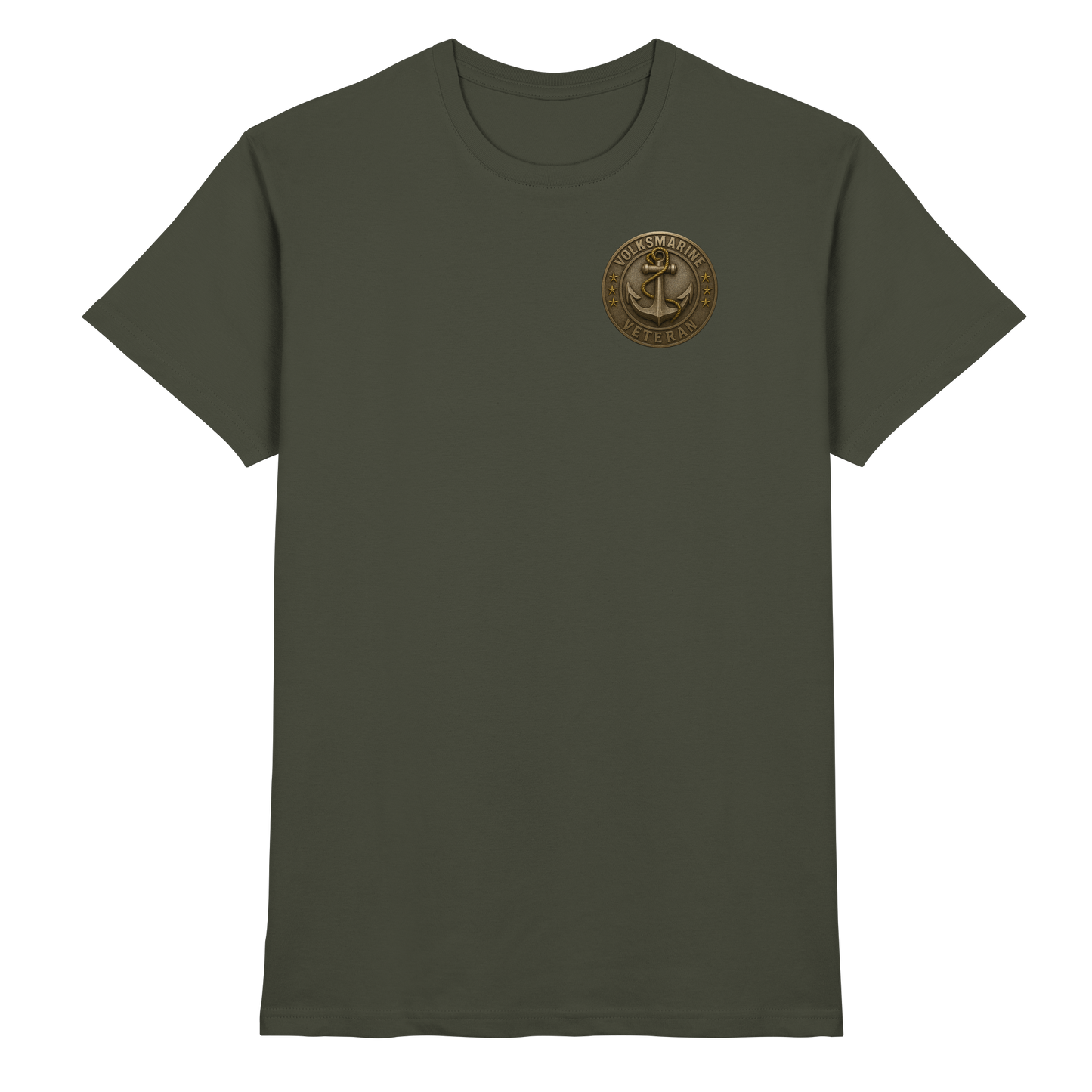 Volksmarine Veteran  - Metalleffekt - Premium Shirt