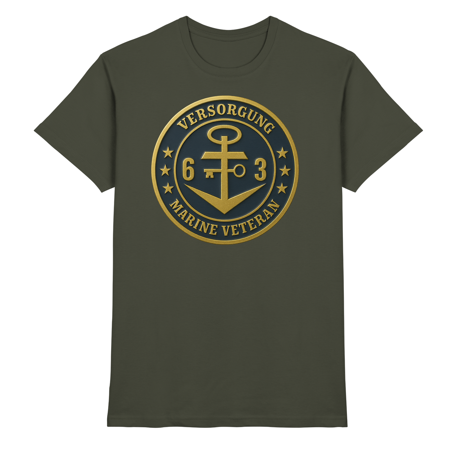 Marine Veteran 63er VERSORGUNG - Metalleffekt - Premium Shirt