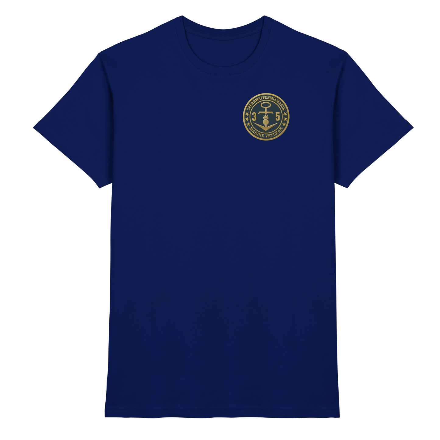 Marine Veteran 35er SPERRWAFFENMECHANIK - Metalleffekt  - Premium Shirt