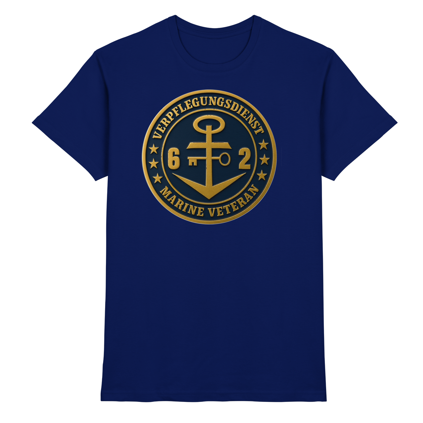 Marine Veteran 62er VERPFLEGUNGSDIENST - Metalleffekt - Premium Shirt