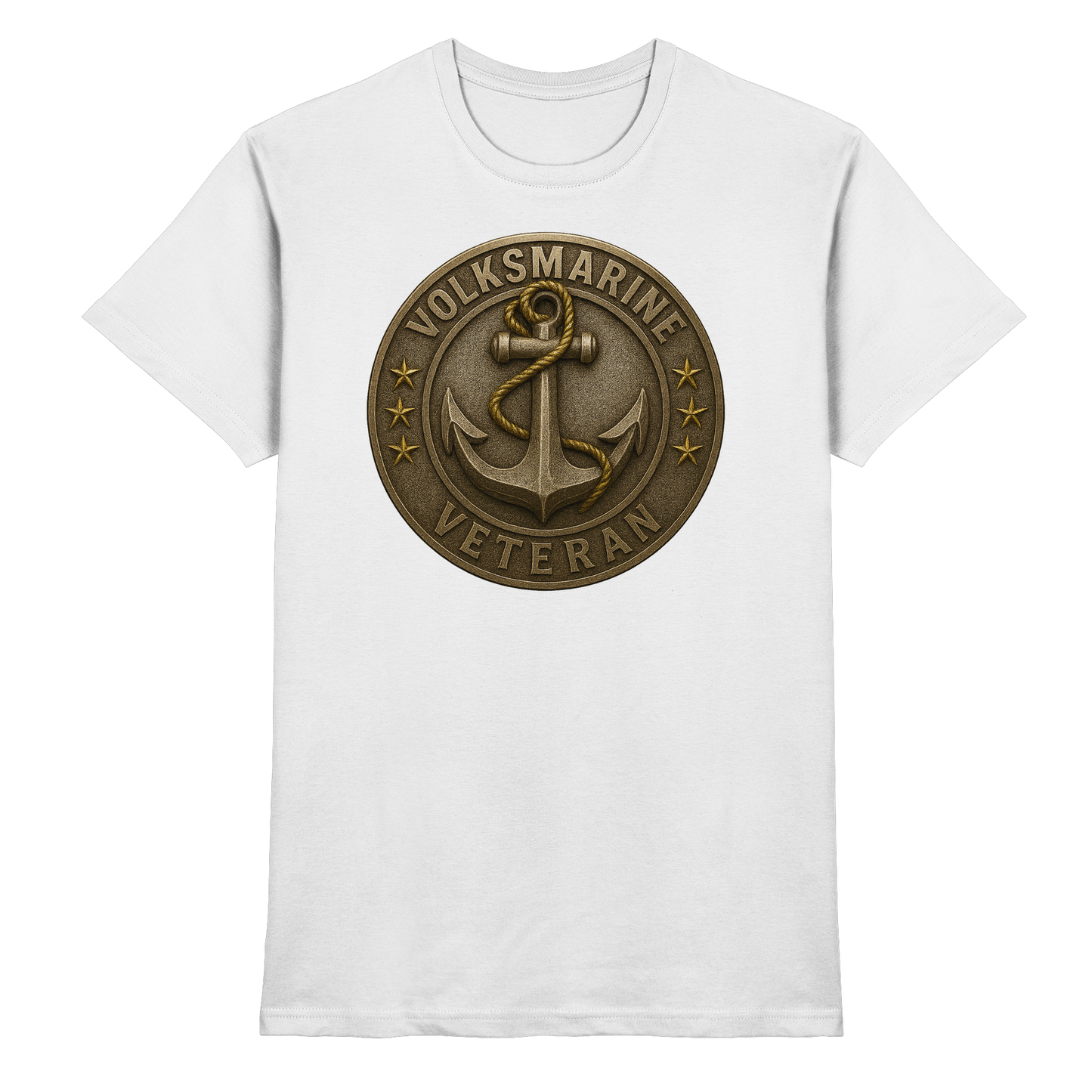 Volksmarine Veteran - Metalleffekt - Premium Shirt