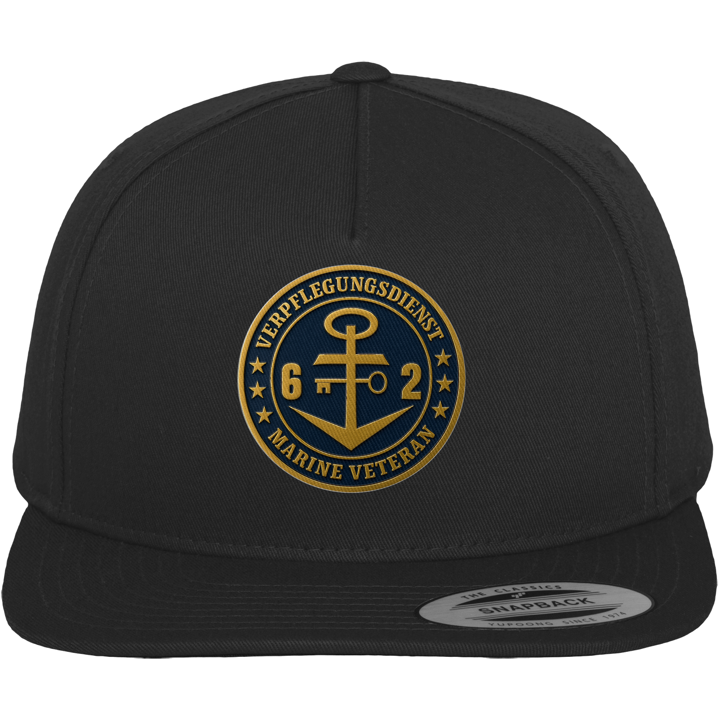 Marine Veteran 62er VERPFLEGUNGSDIENST - Metalleffekt  - Premium Snapback