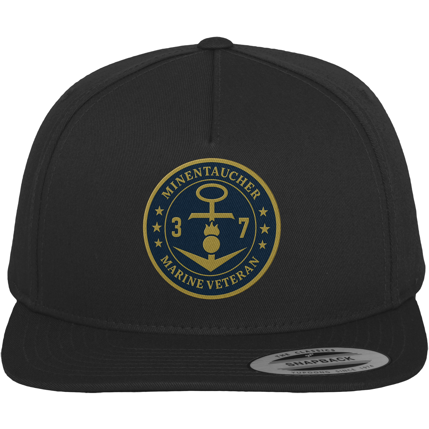 Marine Veteran 37er MINENTAUCHER - Metalleffekt - Premium Snapback