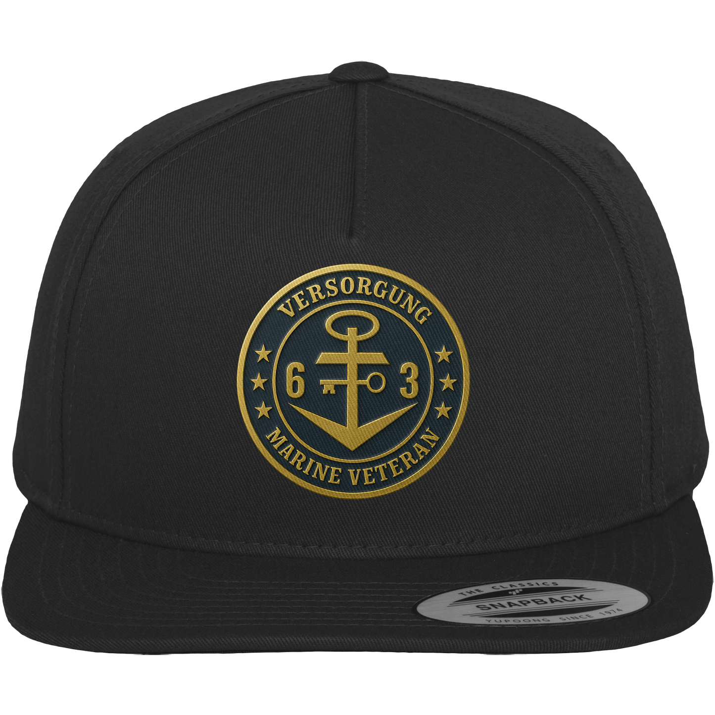 Marine Veteran 63er VERSORGUNG - Metalleffekt - Premium Snapback