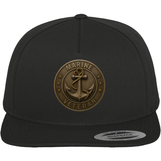 Marine Veteran  - Metalleffekt - Premium Snapback