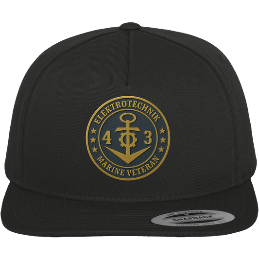 Marine Veteran 43er ELEKTROTECHNIK - Metalleffekt  - Premium Snapback