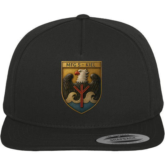 Wappen MFG5 - KIEL - Metalleffekt - Premium Snapback