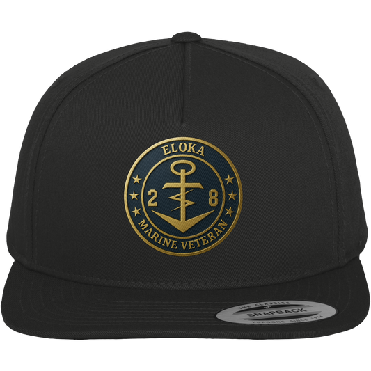 Marine Veteran 28er ELOKA - Metalleffekt - Premium Snapback