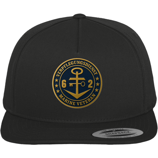 Marine Veteran 62er VERPFLEGUNGSDIENST - Metalleffekt  - Premium Snapback