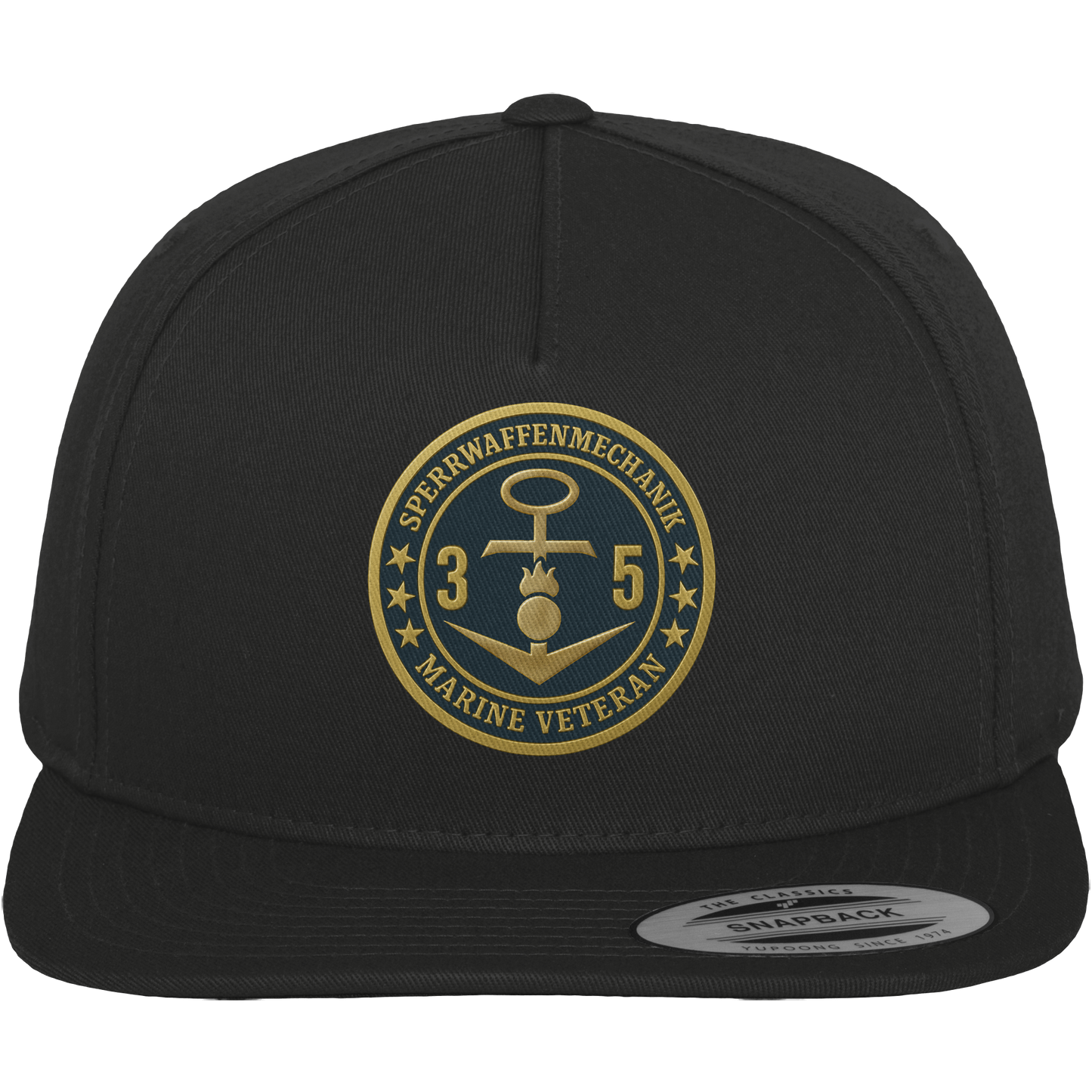 Marine Veteran 35er SPERRWAFFENMECHANIK - Metalleffekt  - Premium Snapback