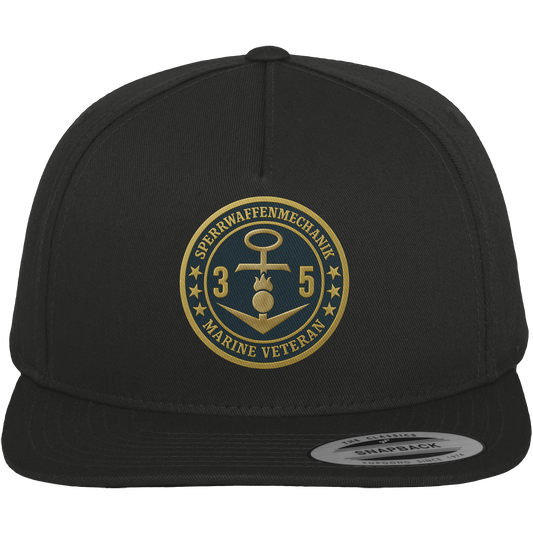 Marine Veteran 35er SPERRWAFFENMECHANIK - Metalleffekt  - Premium Snapback