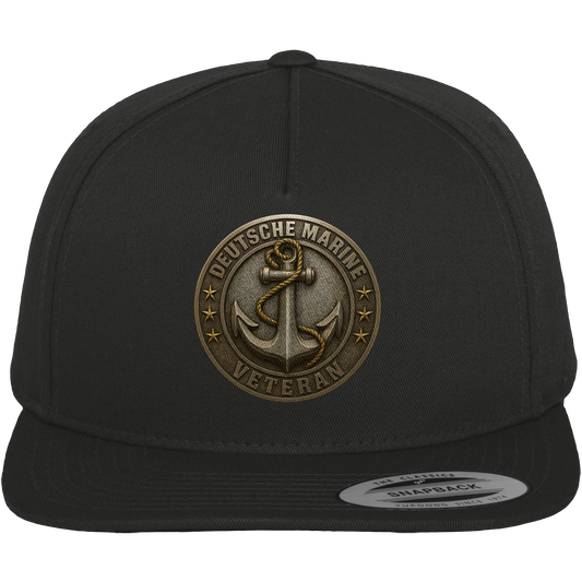 Deutsche Marine Veteran  - Metalleffekt  - Premium Snapback