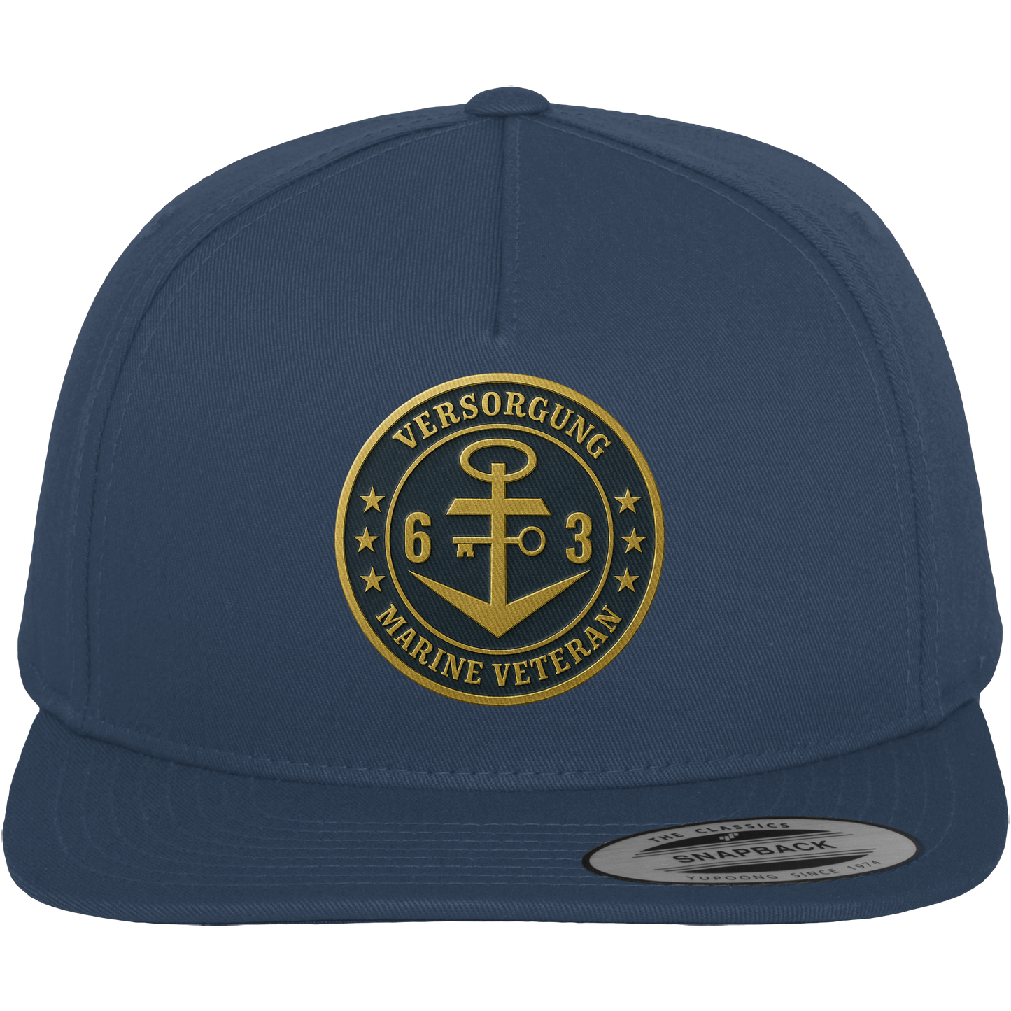 Marine Veteran 63er VERSORGUNG - Metalleffekt - Premium Snapback