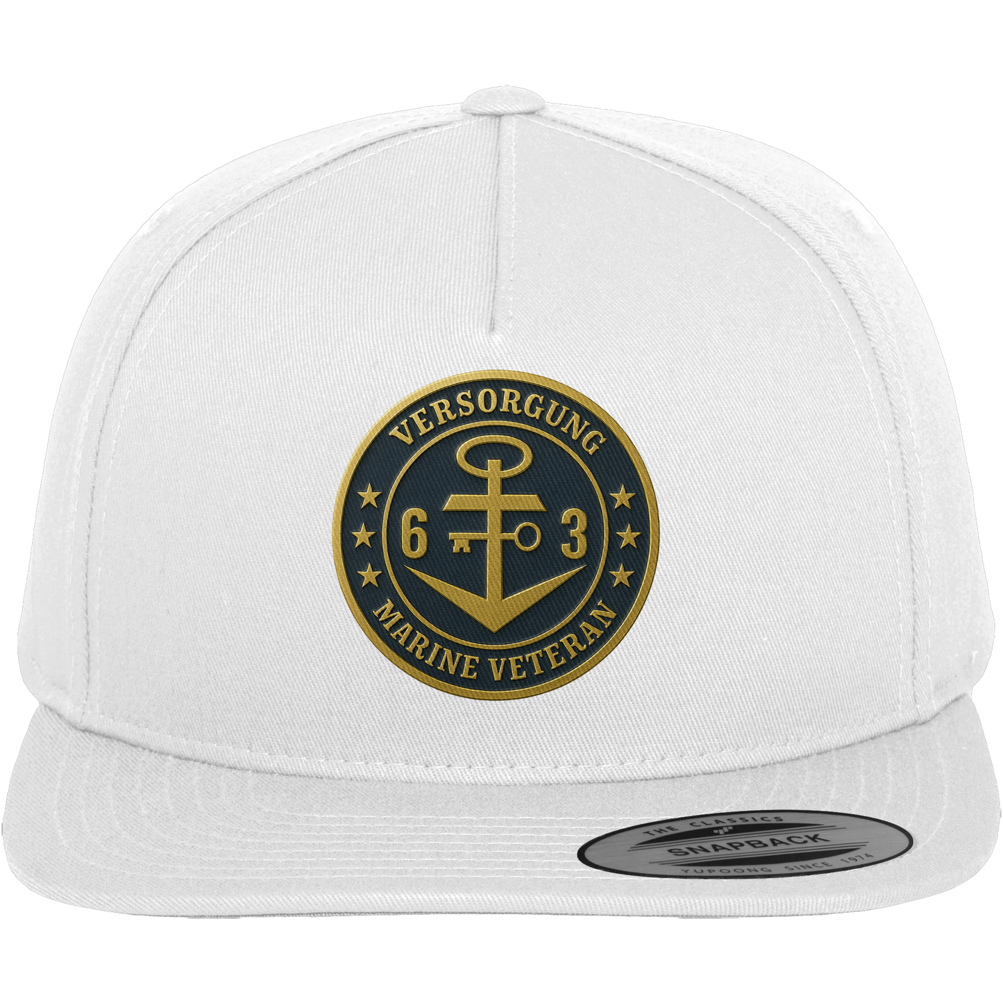 Marine Veteran 63er VERSORGUNG - Metalleffekt - Premium Snapback